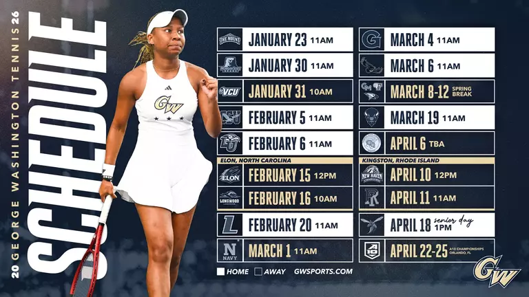 Tennis Unveils 2026 Schedule