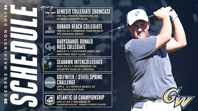 Golf Sets Spring Schedule