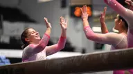 Gymnastics Takes Second in Home Tri-Meet