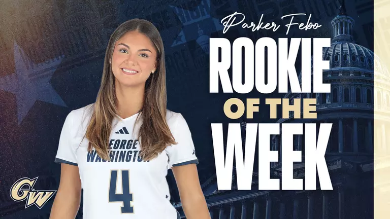 Parker Febo Awarded A-10 Rookie of the Week