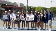 Tennis Cruises to Senior Day Win Over Delaware State