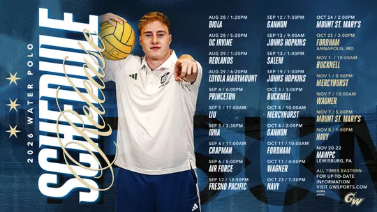 2026 Water Polo Schedule