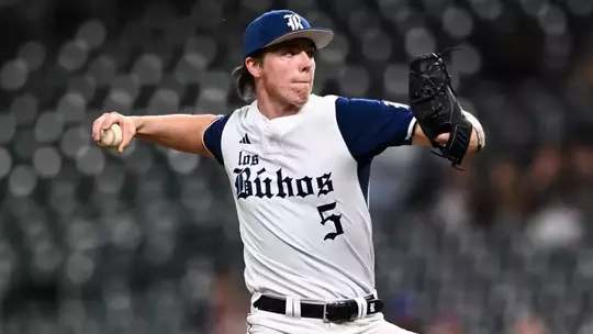 Matt Zapotek Pitching for Rice