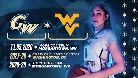 Women's Basketball Contract Graphic with West Virginia