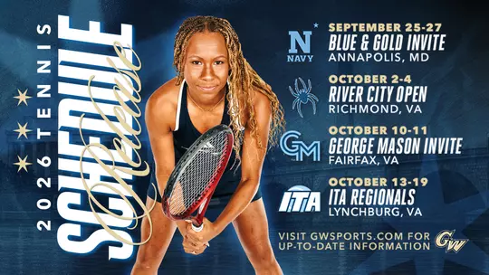 2026 Tennis Fall Schedule Graphic