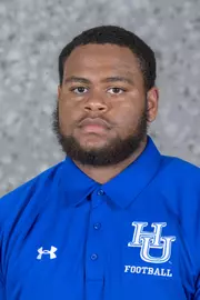 Hampton University Football Head Shots at the Holland Hall in Hampton, Virginia. August 5, 2018. {Photo by Mark W. Sutton}
