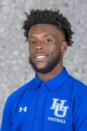 Hampton University Football Head Shots at the Holland Hall in Hampton, Virginia. August 5, 2018. {Photo by Mark W. Sutton}