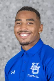 Hampton University Football Head Shots at the Holland Hall in Hampton, Virginia. August 5, 2018. {Photo by Mark W. Sutton}