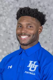 Hampton University Football Head Shots at the Holland Hall in Hampton, Virginia. August 5, 2018. {Photo by Mark W. Sutton}