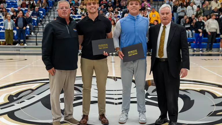 men's golf AJ Agnew and Landon Smith