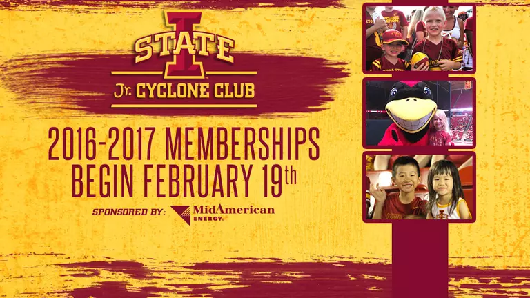 2016-17 Jr. Cyclone Club Memberships Begin Feb. 19