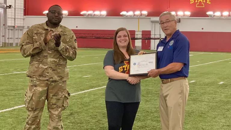 Baker Receives Patriot Award From The National Guard