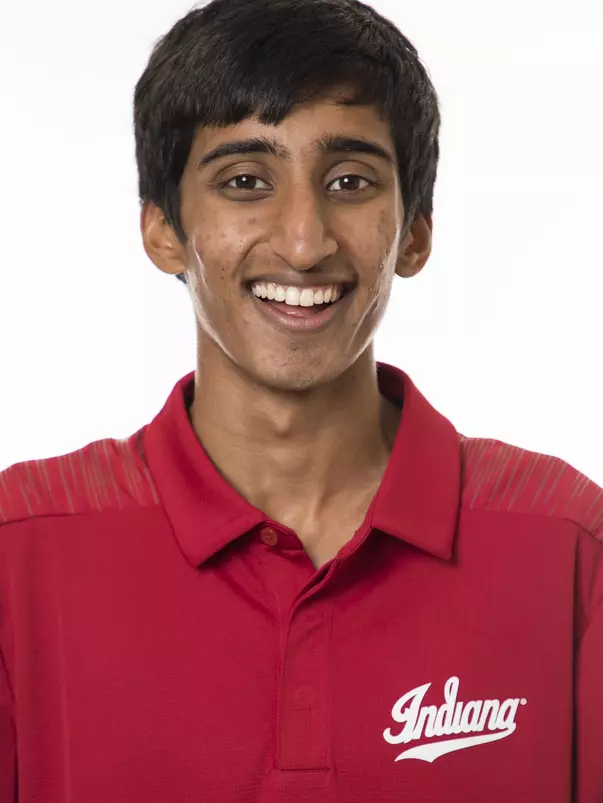 BLOOMINGTON, IN - AUGUST 23, 2018 - Arjun Jha of the Indiana Hoosiers Track and Field Headshot. Photo by Rose Bythrow/Indiana Athletics