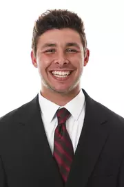 BLOOMINGTON, IN - AUGUST 21, 2019 - quarterback Zack Merrill #15 of the Indiana Hoosiers during photo day in Bloomington, IN. Photo By Indiana Athletics
