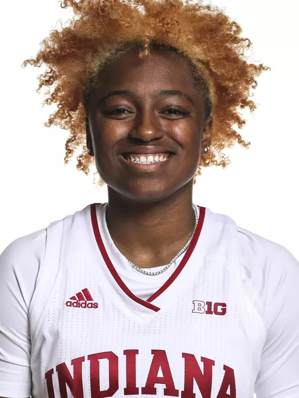 BLOOMINGTON, IN - OCTOBER 09, 2020 - guard Chanel Wilson #11 of the Indiana Hoosiers during photo day in Cook Hall in Bloomington, IN. Photo By Indiana Athletics