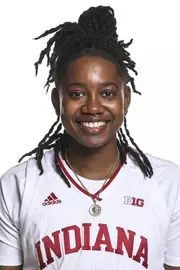 BLOOMINGTON, IN - OCTOBER 09, 2020 - guard Keyanna Warthen #2 of the Indiana Hoosiers during photo day in Cook Hall in Bloomington, IN. Photo By Indiana Athletics