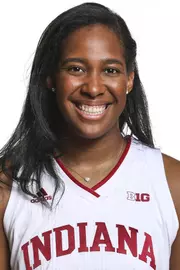 BLOOMINGTON, IN - OCTOBER 09, 2020 - forward Danielle Patterson #33 of the Indiana Hoosiers during photo day in Cook Hall in Bloomington, IN. Photo By Indiana Athletics