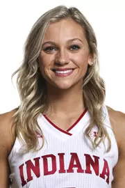 BLOOMINGTON, IN - OCTOBER 09, 2020 - guard Grace Waggoner #3 of the Indiana Hoosiers during photo day in Cook Hall in Bloomington, IN. Photo By Indiana Athletics