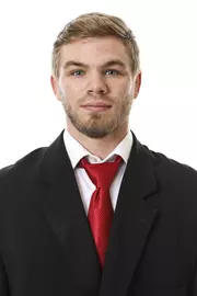 BLOOMINGTON, IN - OCTOBER 13, 2021 - Brock Hudkins of the Indiana Hoosiers during photo day at Simon Skjodt Assembly Hall in Bloomington, IN. Photo By Andrew Mascharka/ Indiana Athletics