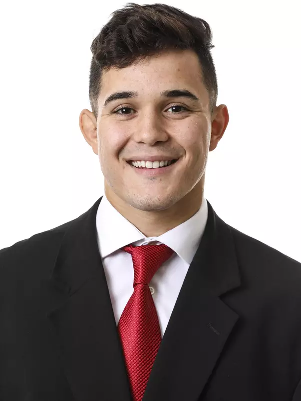 BLOOMINGTON, IN - OCTOBER 13, 2021 -   John Moran of the Indiana Hoosiers during photo day at Simon Skjodt Assembly Hall in Bloomington, IN. Photo By Andrew Mascharka/ Indiana Athletics