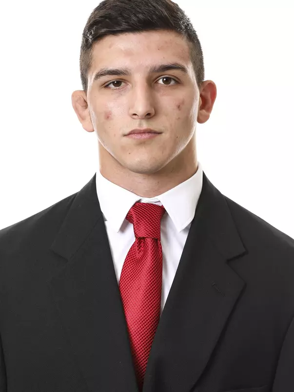 BLOOMINGTON, IN - OCTOBER 13, 2021 - Nick South of the Indiana Hoosiers during photo day at Simon Skjodt Assembly Hall in Bloomington, IN. Photo By Andrew Mascharka/ Indiana Athletics