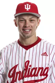 BLOOMINGTON, IN - FEBRUARY 05, 2021 - infielder/outfielder Drew Ashley #3 of the Indiana Hoosiers during photo day in Bloomington, IN. Photo By Missy Minear/Indiana Athletics
