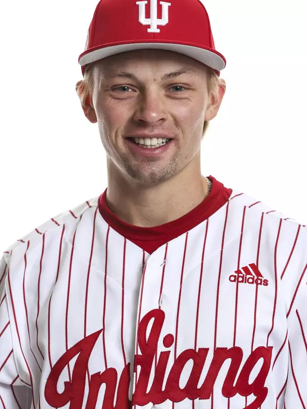 BLOOMINGTON, IN - FEBRUARY 05, 2021 - infielder/outfielder Drew Ashley #3 of the Indiana Hoosiers during photo day in Bloomington, IN. Photo By Missy Minear/Indiana Athletics