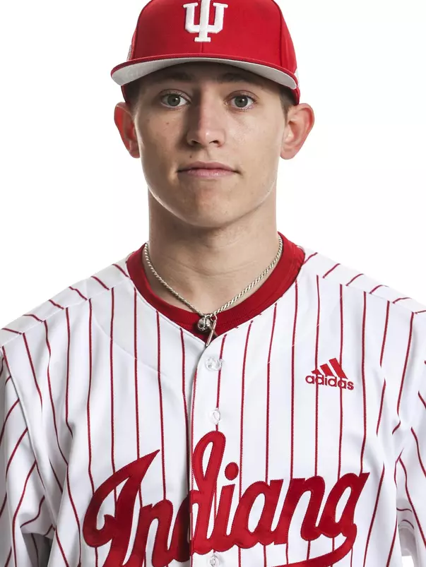 BLOOMINGTON, IN - FEBRUARY 05, 2021 - right-handed pitcher Gabe Bierman #37 of the Indiana Hoosiers during photo day in Bloomington, IN. Photo By Missy Minear/Indiana Athletics