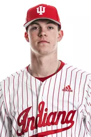BLOOMINGTON, IN - FEBRUARY 05, 2021 - right-handed pitcher McCade Brown #51 of the Indiana Hoosiers during photo day in Bloomington, IN. Photo By Missy Minear/Indiana Athletics