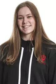 BLOOMINGTON, IN - FEBRUARY 26, 2021 - Daphne Burgis of the Indiana Hoosiers
Photo By Missy Minear/Indiana Athletics