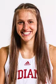 BLOOMINGTON, IN - SEPTEMBER 28, 2021 - guard Ali Patberg #14 of the Indiana Hoosiers during photo day at Simon Skjodt Assembly Hall in Bloomington, IN. Photo By Xavier Daniels/ Indiana Athletics