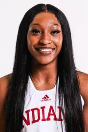 BLOOMINGTON, IN - SEPTEMBER 28, 2021 - guard Kaitlin Peterson #1 of the Indiana Hoosiers during photo day at Simon Skjodt Assembly Hall in Bloomington, IN. Photo By Xavier Daniels/ Indiana Athletics