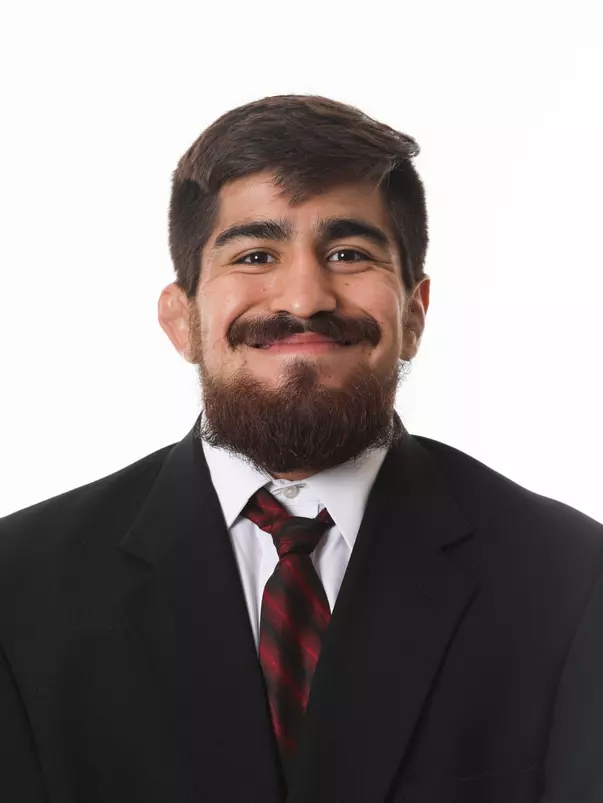 BLOOMINGTON, IN - October 12, 2022 - Santos Cantu of the Indiana Hoosiers during Wrestling Photo Day in Bloomington, IN. Photo By Trent Barnhart/Indiana Athletics