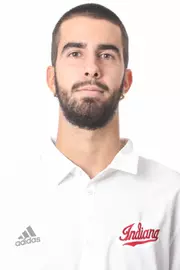 BLOOMINGTON, IN - November 9, 2022 - Luka Vukovic of the Indiana Hoosiers during the Indiana Menâ??s Tennis Photo Day at Simon Skjodt Assembly Hall in Bloomington, IN. Photo By Gretta Cohoon/Indiana Athletics