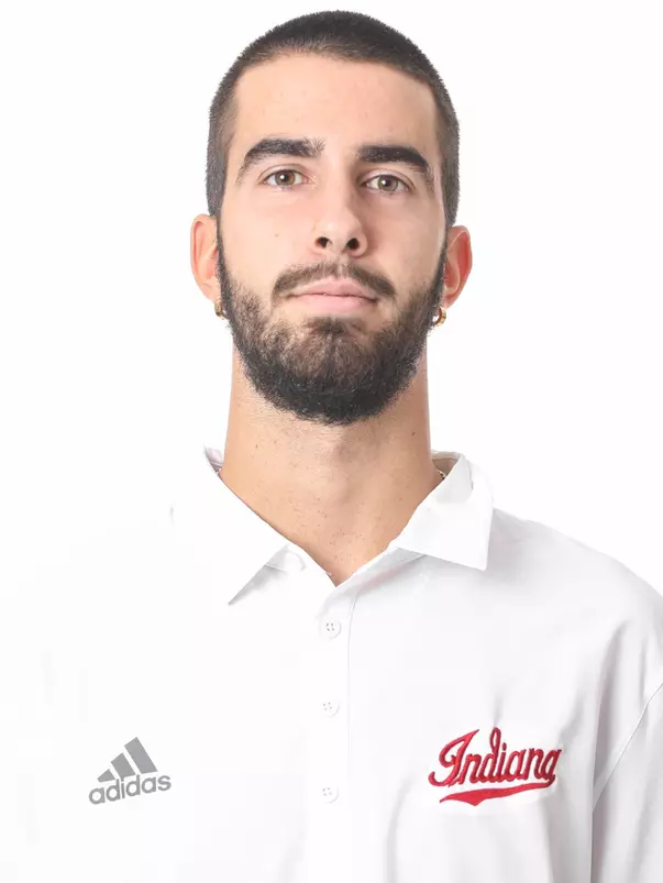 BLOOMINGTON, IN - November 9, 2022 - Luka Vukovic of the Indiana Hoosiers during the Indiana Menâ??s Tennis Photo Day at Simon Skjodt Assembly Hall in Bloomington, IN. Photo By Gretta Cohoon/Indiana Athletics
