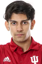 BLOOMINGTON, IN - January, 5th 2022- Zubin Muncherji during Track and Field photo day at Simon Skjodt Assembly Hall in Bloomington, IN. Photo By Indiana Athletics