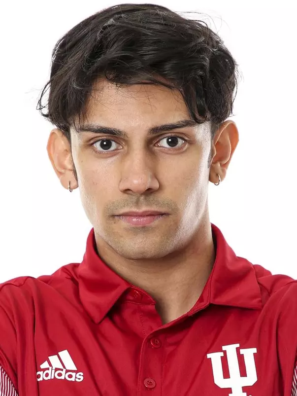 BLOOMINGTON, IN - January, 5th 2022- Zubin Muncherji during Track and Field photo day at Simon Skjodt Assembly Hall in Bloomington, IN. Photo By Indiana Athletics