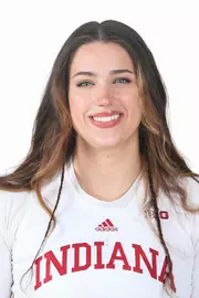 BLOOMINGTON, IN - September 15, 2022 - center Arielle Wisne #25 of the Indiana Hoosiers during Photo Day at Simon Skjodt Assembly Hall in Bloomington, IN. Photo By Indiana Athletics