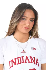BLOOMINGTON, IN - September 15, 2022 - forward Alyssa Geary #32 of the Indiana Hoosiers during Photo Day at Simon Skjodt Assembly Hall in Bloomington, IN. Photo By Gracie Farrall\ Indiana Athletics