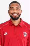 BLOOMINGTON, IN - September 26, 2023 - Indiana Hoosiers Graduate Manager Isaiah Specks during Production Day at Simon Skjodt Assembly Hall in Bloomington, IN. Photo By Rachel Gillam/Indiana Athletics