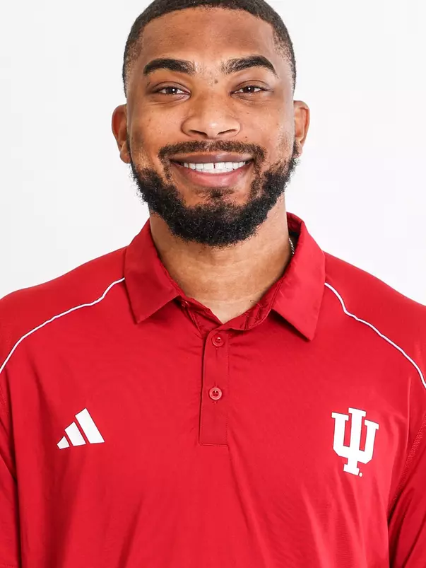BLOOMINGTON, IN - September 26, 2023 - Indiana Hoosiers Graduate Manager Isaiah Specks during Production Day at Simon Skjodt Assembly Hall in Bloomington, IN. Photo By Rachel Gillam/Indiana Athletics