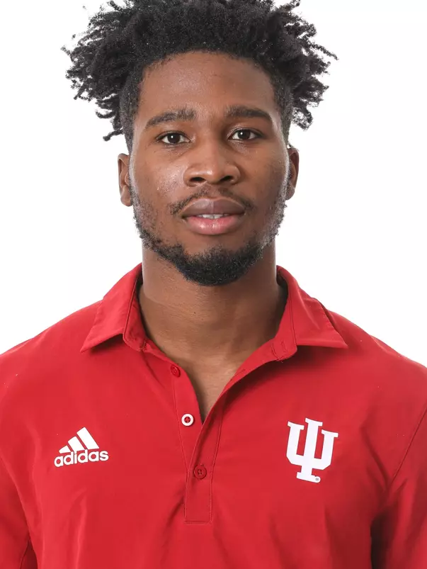 BLOOMINGTON, IN - February 14, 2023 - Christopher Grant during Track and Field Photo Day in Bloomington, IN. Photo By Indiana Athletics