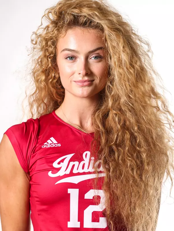BLOOMINGTON, IN - July 27, 2023 - Grae Gosnell during VB Photo Day at Wilkinson Hall in Bloomington, IN. Photo By Sammy Nance/Indiana Athletics