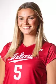 BLOOMINGTON, IN - July 27, 2023 - Elle Hillers during VB Photo Day at Wilkinson Hall in Bloomington, IN. Photo By Sammy Nance/Indiana Athletics