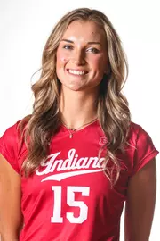 BLOOMINGTON, IN - July 27, 2023 - Savannah Kjolhede during VB Photo Day at Wilkinson Hall in Bloomington, IN. Photo By Sammy Nance/Indiana Athletics