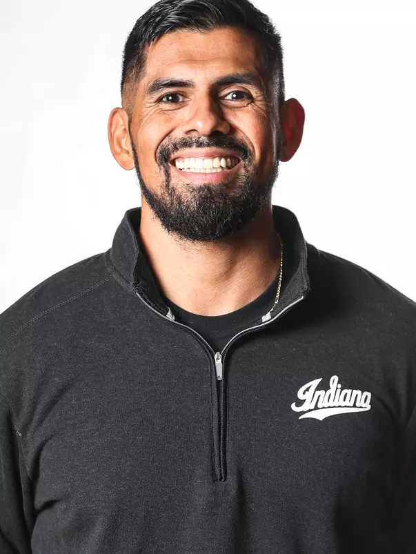 BLOOMINGTON, IN - July 27, 2023 - Eduardo Ramirez during VB Photo Day at Wilkinson Hall in Bloomington, IN. Photo By Sammy Nance/Indiana Athletics