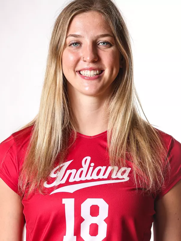 BLOOMINGTON, IN - July 27, 2023 - Kaley Rammelsberg during VB Photo Day at Wilkinson Hall in Bloomington, IN. Photo By Sammy Nance/Indiana Athletics
