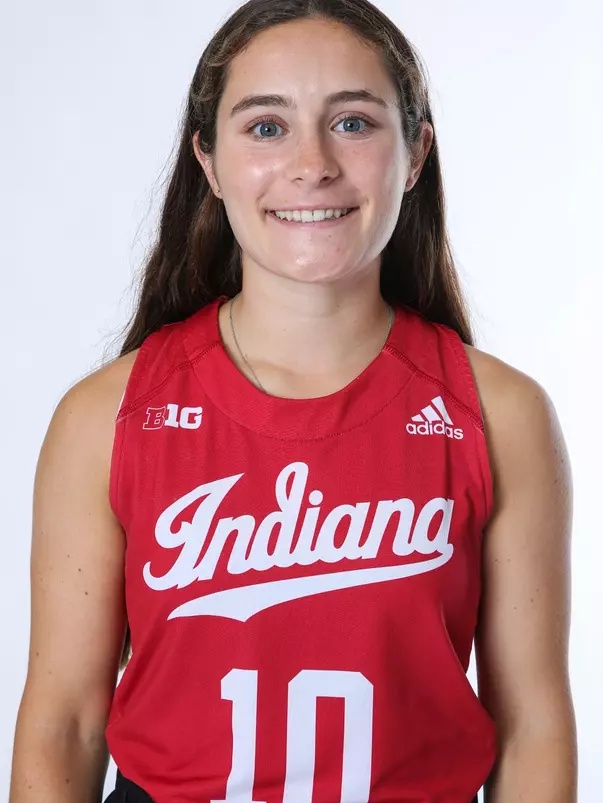BLOOMINGTON, IN - August 07, 2023 - forward/midfield Anna Mozeleski #10 during Media Day IU Field Hockey Complex in Bloomington, IN. Photo By Gretta Cohoon/Indiana Athletics