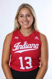 BLOOMINGTON, IN - August 07, 2023 - forward/midfielder Maddie Olshemski #13 of the Indiana Hoosiers during Media Day IU Field Hockey Complex in Bloomington, IN. Photo By Gretta Cohoon/Indiana Athletics