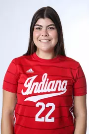 BLOOMINGTON, IN - August 07, 2023 - goalkeeper Shannon McNally #22 of the Indiana Hoosiers during Media Day IU Field Hockey Complex in Bloomington, IN. Photo By Gretta Cohoon/Indiana Athletics